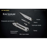 Карманный нож NITECORE NTK10 с титановой рукоятью 17746